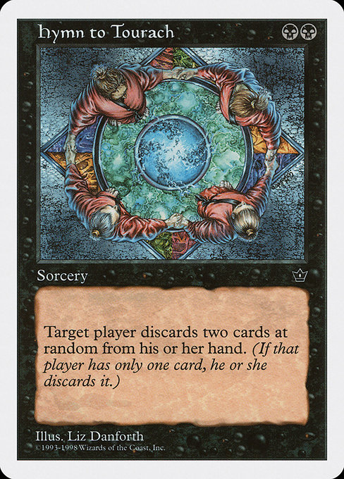 Magic the Gathering Card - Hymn to Tourach - MTG Circle