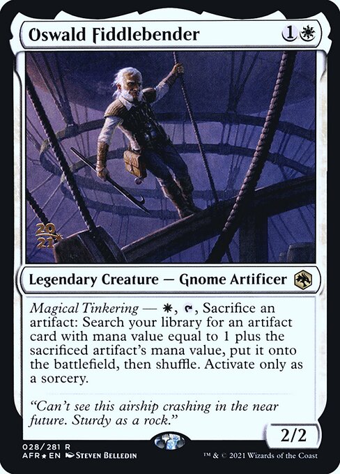 Magic the Gathering Card - Oswald Fiddlebender - MTG Circle