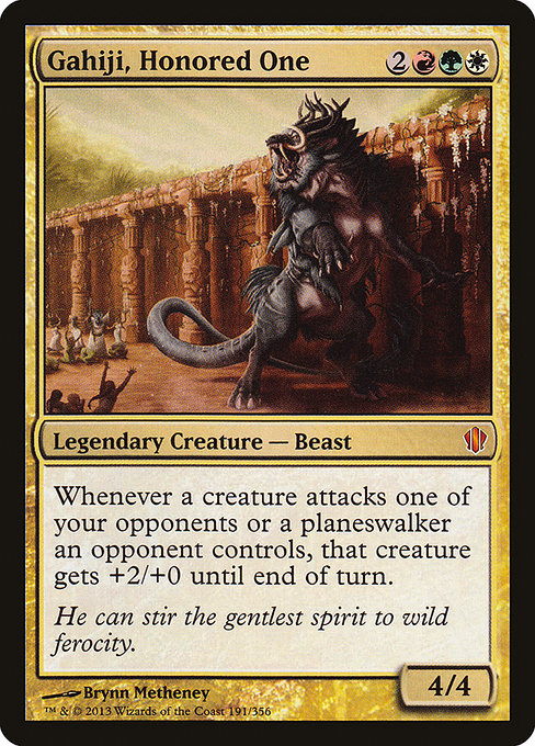 Magic the Gathering Card - Gahiji, Honored One - MTG Circle