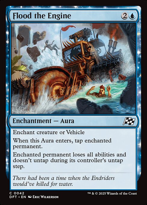 Magic the Gathering Card - Flood the Engine - MTG Circle