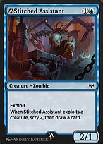 Magic the Gathering Card - A-Stitched Assistant - MTG Circle