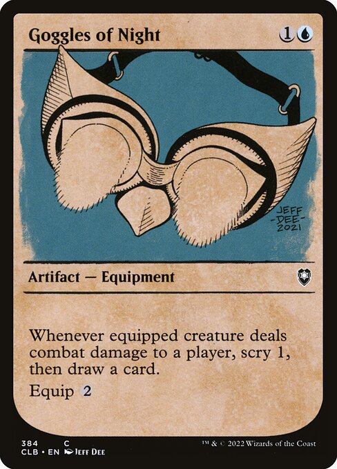 Magic the Gathering Card - Goggles of Night - MTG Circle