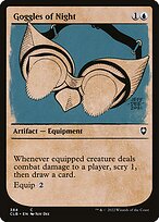Magic the Gathering Card - Goggles of Night - MTG Circle
