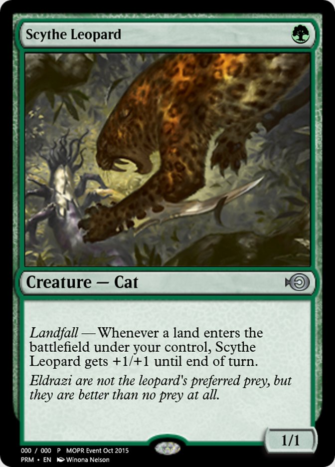 Magic the Gathering Card - Scythe Leopard - MTG Circle