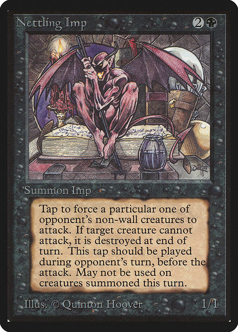 Magic the Gathering Card - Nettling Imp - MTG Circle