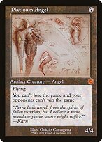 Magic the Gathering Card - Platinum Angel - MTG Circle