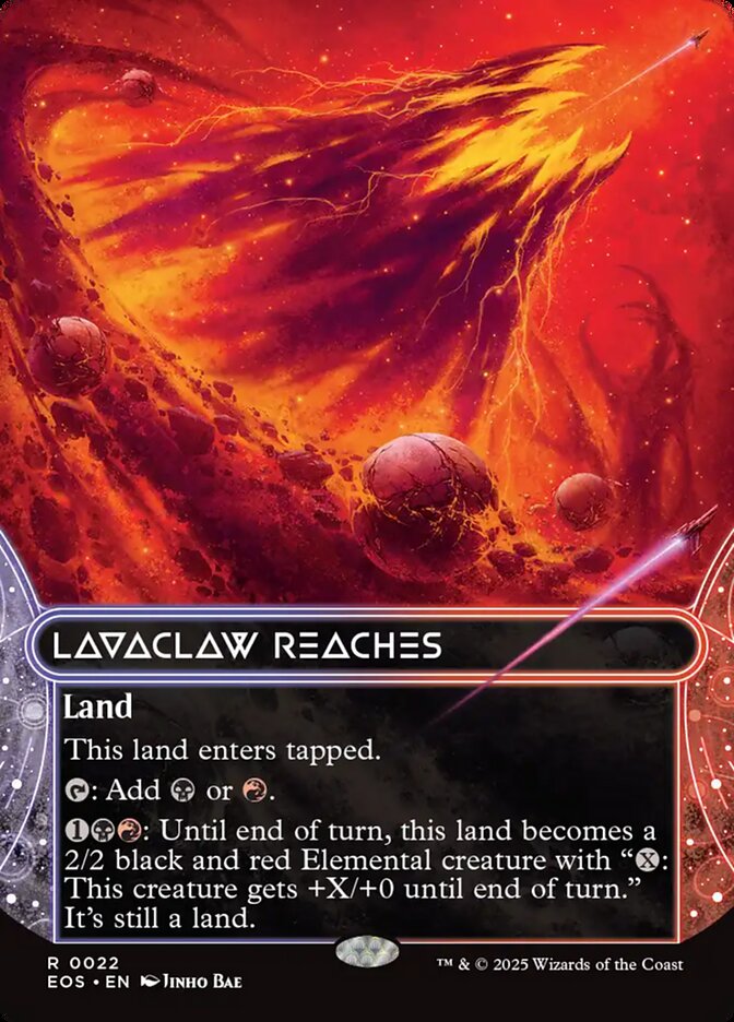 Magic the Gathering Card - Lavaclaw Reaches - MTG Circle