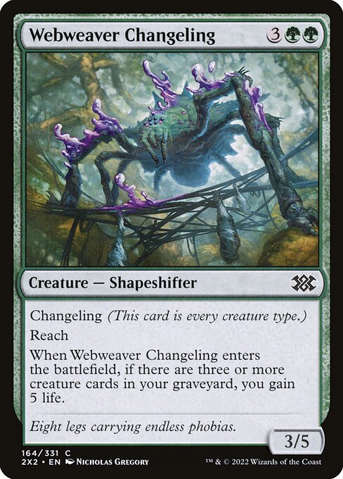 Magic the Gathering Card - Webweaver Changeling - MTG Circle