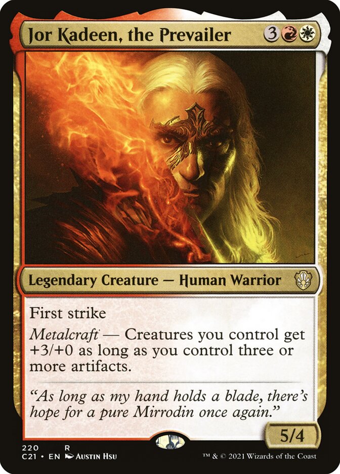 Magic the Gathering Card - Jor Kadeen, the Prevailer - MTG Circle