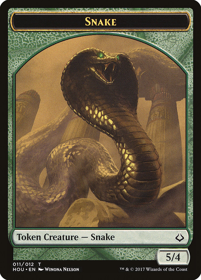Magic the Gathering Card - Snake - MTG Circle