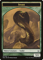 Magic the Gathering Card - Snake - MTG Circle