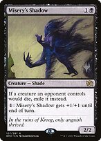 Magic the Gathering Card - Misery's Shadow - MTG Circle