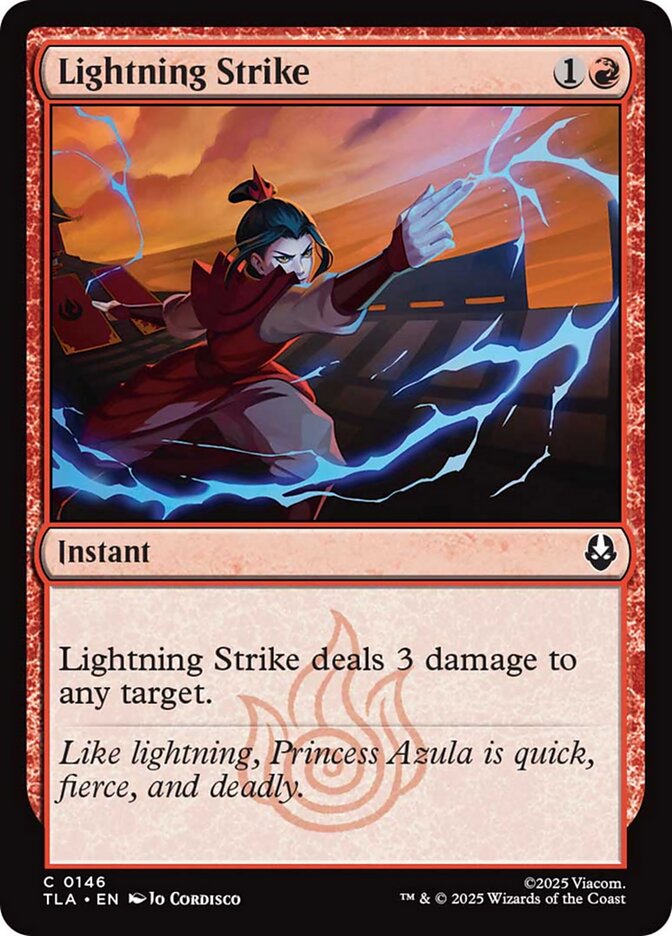 Magic the Gathering Card - Lightning Strike - MTG Circle