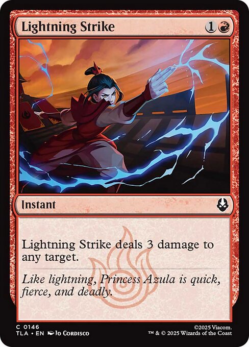 Magic the Gathering Card - Lightning Strike - MTG Circle