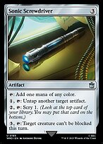 Magic the Gathering Card - Sonic Screwdriver - MTG Circle