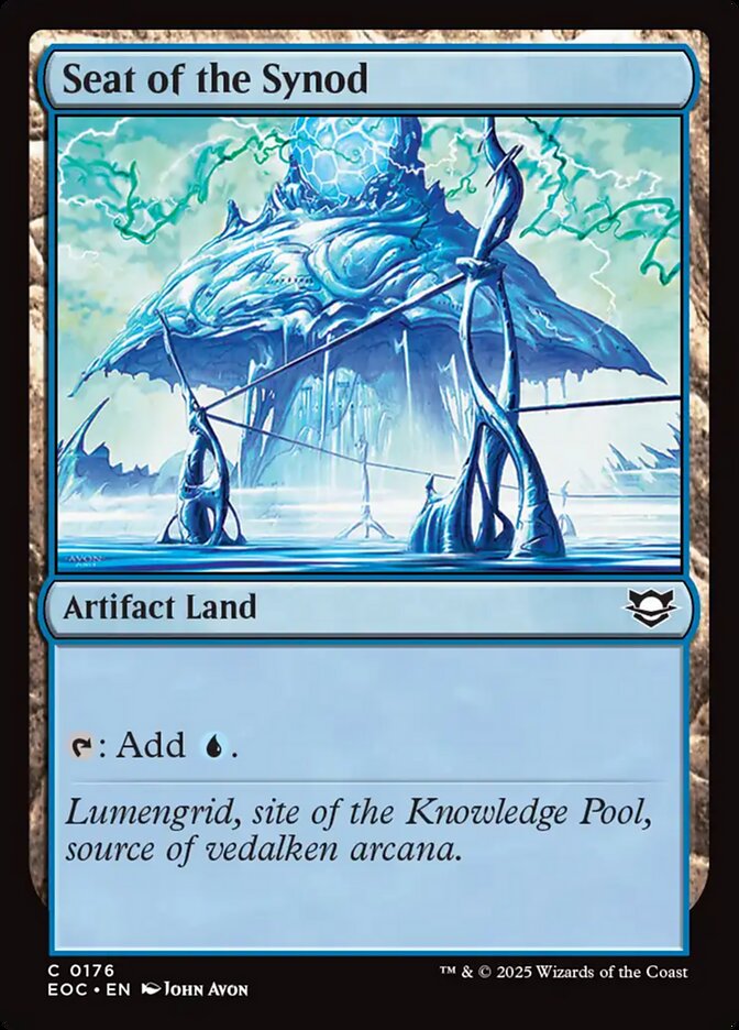 Magic the Gathering Card - Seat of the Synod - MTG Circle