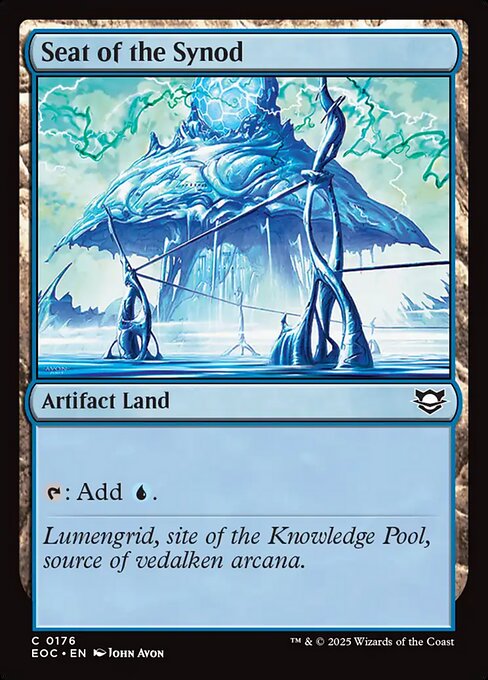 Magic the Gathering Card - Seat of the Synod - MTG Circle