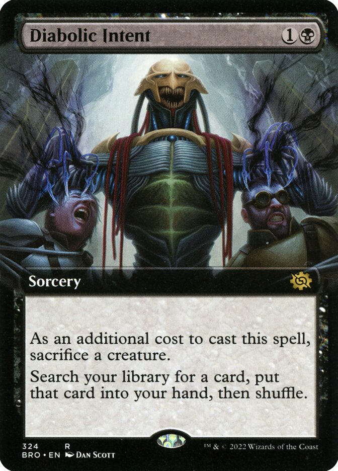 Magic the Gathering Card - Diabolic Intent - MTG Circle