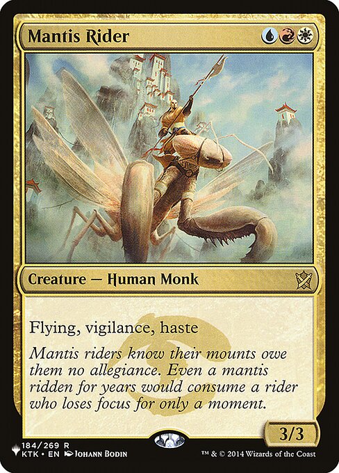 Magic the Gathering Card - Mantis Rider - MTG Circle