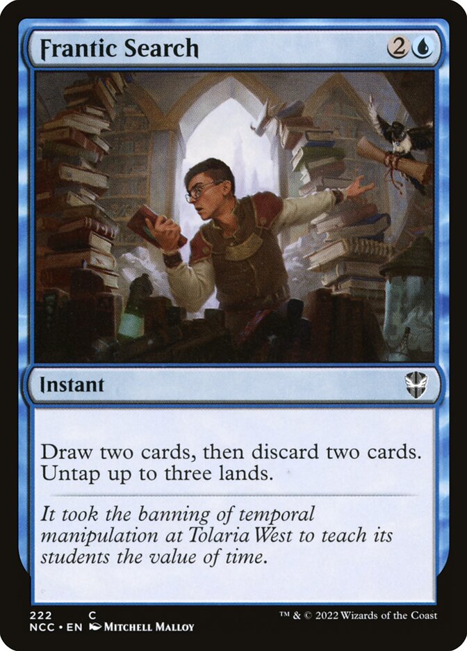 Magic the Gathering Card - Frantic Search - MTG Circle