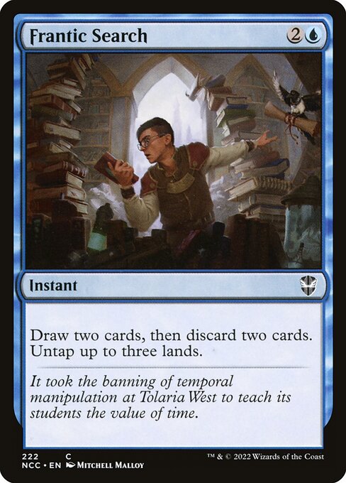 Magic the Gathering Card - Frantic Search - MTG Circle
