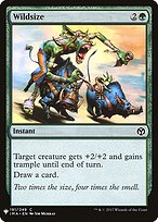 Magic the Gathering Card - Wildsize - MTG Circle