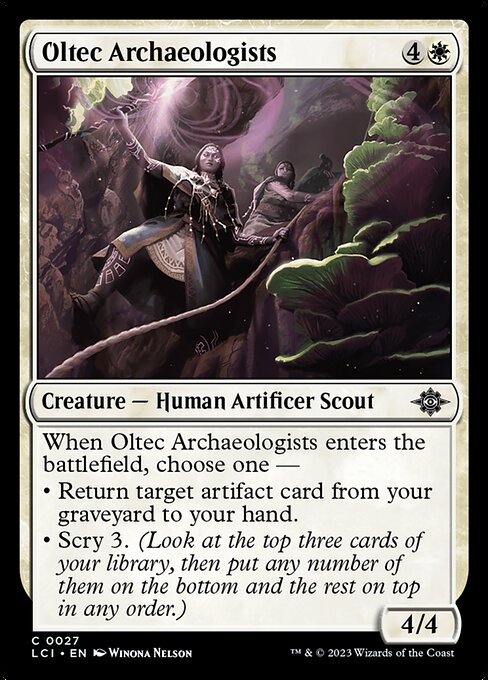 Magic the Gathering Card - Oltec Archaeologists - MTG Circle