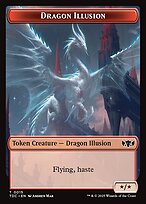 Magic the Gathering Card - Dragon Illusion - MTG Circle