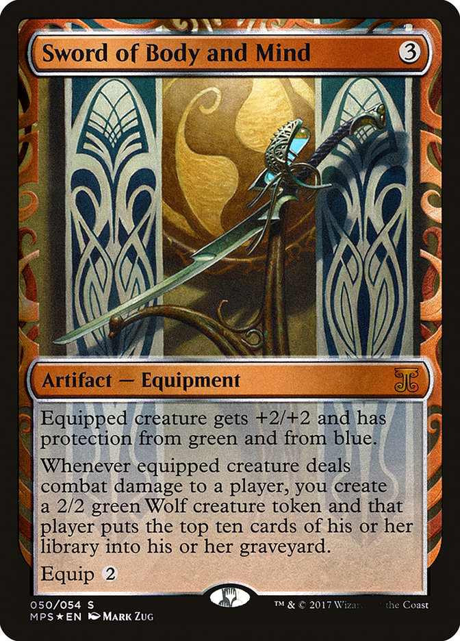 Magic the Gathering Card - Sword of Body and Mind - MTG Circle