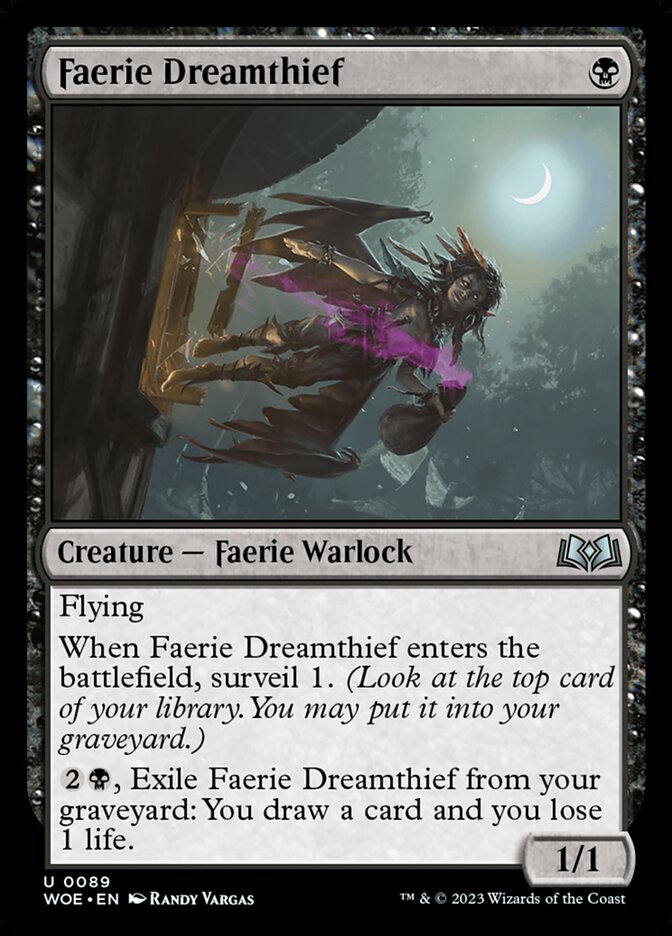 Magic the Gathering Card - Faerie Dreamthief - MTG Circle