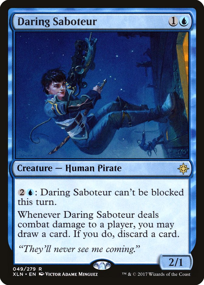 Magic the Gathering Card - Daring Saboteur - MTG Circle