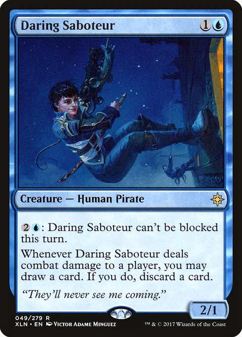Magic the Gathering Card - Daring Saboteur - MTG Circle