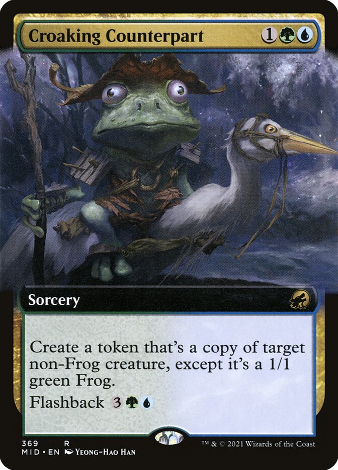 Magic the Gathering Card - Croaking Counterpart - MTG Circle