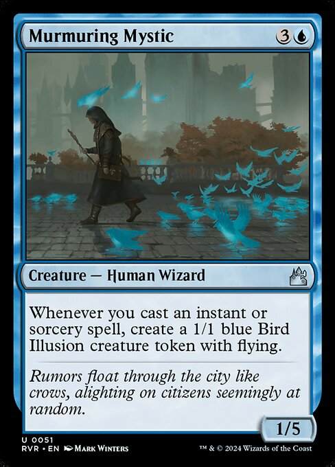 Magic the Gathering Card - Murmuring Mystic - MTG Circle