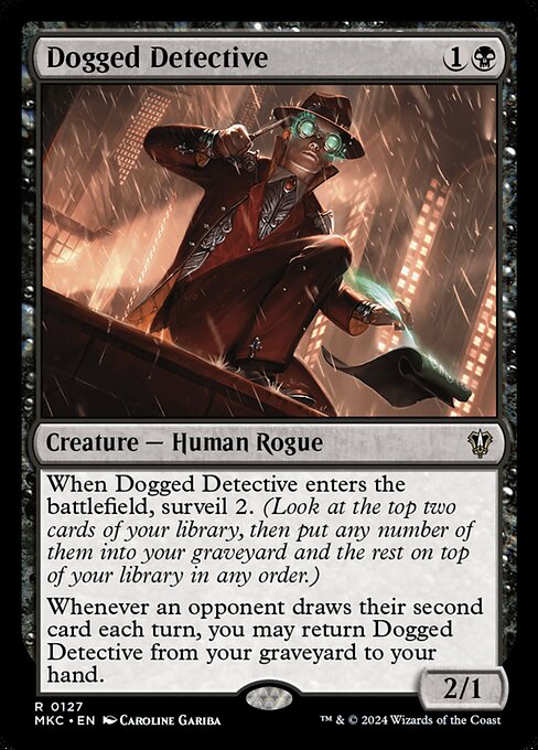 Magic the Gathering Card - Dogged Detective - MTG Circle