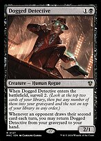 Magic the Gathering Card - Dogged Detective - MTG Circle