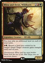 Magic the Gathering Card - Mina and Denn, Wildborn - MTG Circle