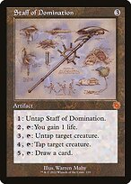 Magic the Gathering Card - Staff of Domination - MTG Circle