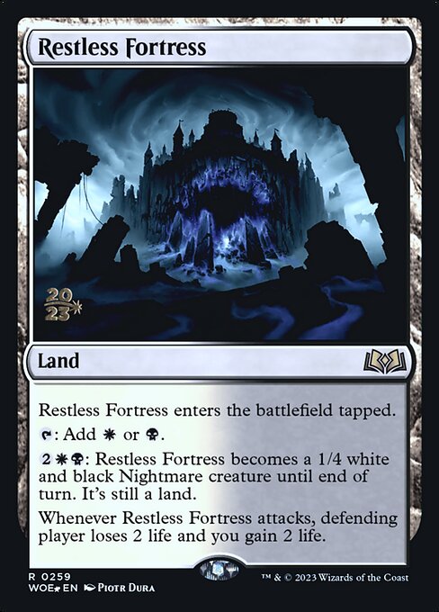 Magic the Gathering Card - Restless Fortress - MTG Circle