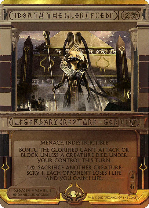 Magic the Gathering Card - Bontu the Glorified - MTG Circle