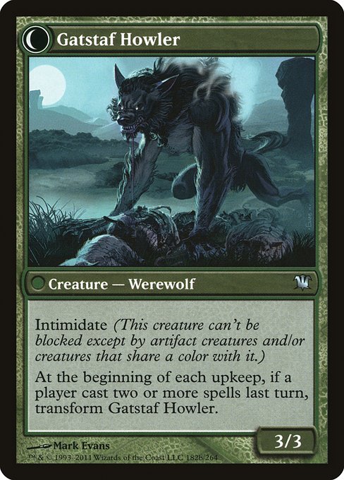Magic the Gathering Card - Gatstaf Howler - MTG Circle
