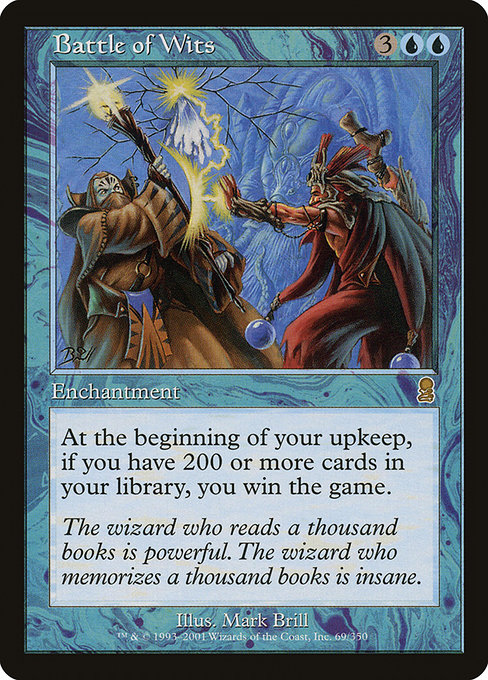 Magic the Gathering Card - Battle of Wits - MTG Circle