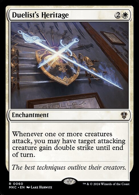 Magic the Gathering Card - Duelist's Heritage - MTG Circle