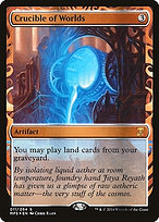 Magic the Gathering Card - Crucible of Worlds - MTG Circle