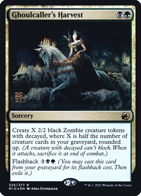 Magic the Gathering Card - Ghoulcaller's Harvest - MTG Circle
