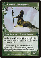 Magic the Gathering Card - Centaur Omenreader - MTG Circle