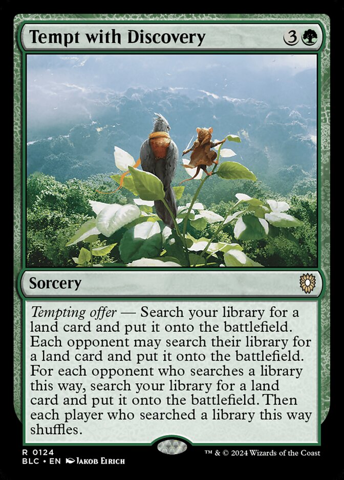 Magic the Gathering Card - Tempt with Discovery - MTG Circle