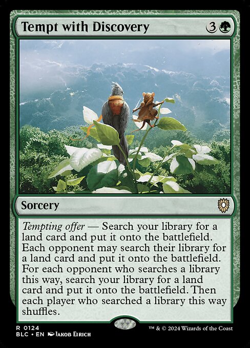Magic the Gathering Card - Tempt with Discovery - MTG Circle