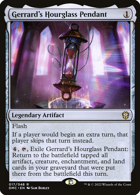 Magic the Gathering Card - Gerrard's Hourglass Pendant - MTG Circle