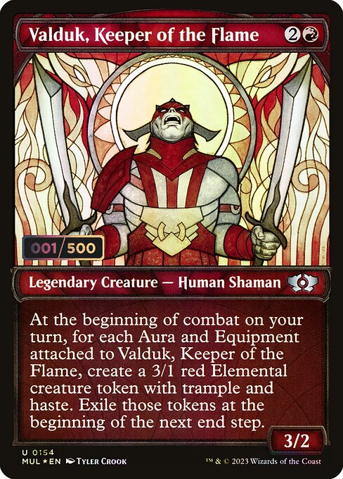 Magic the Gathering Card - Valduk, Keeper of the Flame - MTG Circle